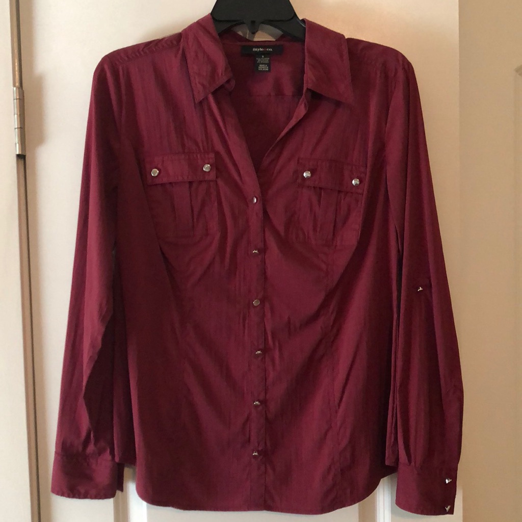 Women’s Blouse Crimson Red Small
